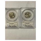 2001-D & P PCGS MS 67 Kentucky & Vermont