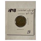 1898 Indian Head Penny VF/XF