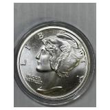 Mercury Dime 1 Ounce Silver Round