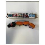 Vintage Wind Up Zig Zag Train - Works