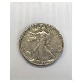 1941 Walking Liberty Silver Half Dollar