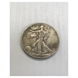 1942 Walking Liberty Silver Half Dollar