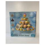 Cupcakes n more Large Dessert Stand New