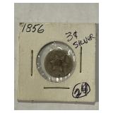 1856 3 Cent Silver
