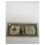 1928 b Blue Seal One Dollar Silver Certificate