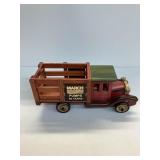 March Pumps stake bed wooden delivery truck