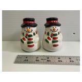 Vintage Snowman Salt & Pepper Set
