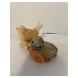2 Bird Figurines
