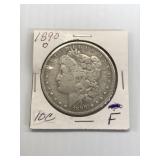 1890-O Morgan Silver Dollar