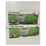 Solar Post Lights Lot of 4