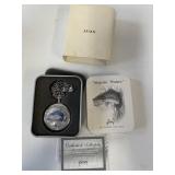 Avon Majestic Waters Bass Pocket Watch