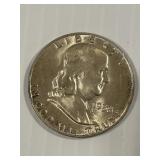 1958-D Franklin Half UNC