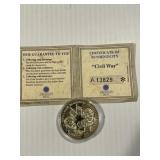 2000 5 Dollar Liberia Civil War Gettysburg Coin