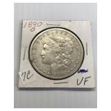 1890-O Morgan Silver Dollar