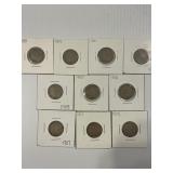 V-Nickles 1898-1912 Lot