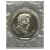 Andrew Jackson 1/2 Ounce Silver Round