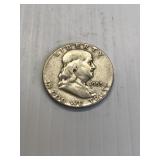 1953  Franklin Silver Half Dollar