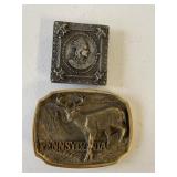Pair of Belt Buckles