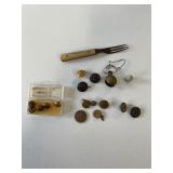 Military and Railroad Buttons and More