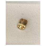 Gold Imperial Topaz Emerald Cut