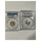 1976-S & 1989-S PCGS PR69 D Cam Rosie DImex2