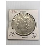 1890-O Morgan Silver Dollar