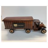 March Pumps wooden semi truck/trailer