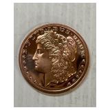 Morgan 1 Ounce Copper Round