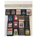 Atari Video Game lot of 17