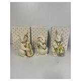 Bunny Band Figurines In boxes