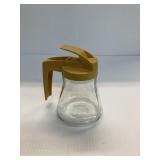 Vintage Androck glass syrup dispenser