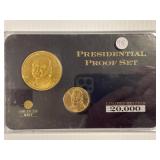 American Mint Presidential Proof Set Adams