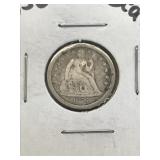 1856 Seated Dime