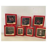7 NEW Carlton Cards Heirloom Christmas Ornaments