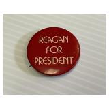 Original Reagan For President Pin