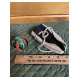 Old German Swirled Divided Core Glass Marble