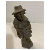 Old Man Caved From Wood