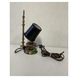 Vintage Brass Desk Or Hanging Lamp