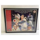 125th Anniversary of Baseball 8x10 Photo Framed