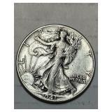 1941 Walking Liberty Silver Half Dollar