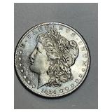 1884 O Morgan Silver Dollar