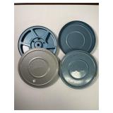 2 Metal Reel Cases with 1 reel