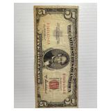 1953 Series A Red Deal $5