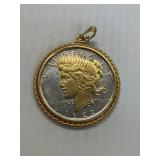 1922 Silver Dollar w/ Bezel