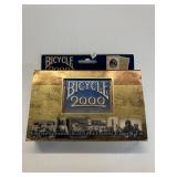 Bicycle 2000 tin with 2 decks of cards