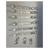 6 Large Prisms w/ 3 Extra Pcs