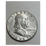 1961 Franklin Silver Half Dollar