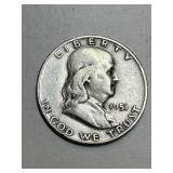 1951 D BU Franklin Silver Half Dollar
