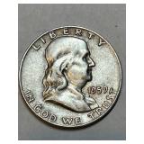 1959-D Franklin Half Dollar