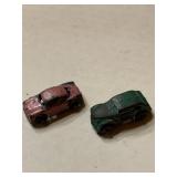 2 Micro Vintage Die Cast Cars